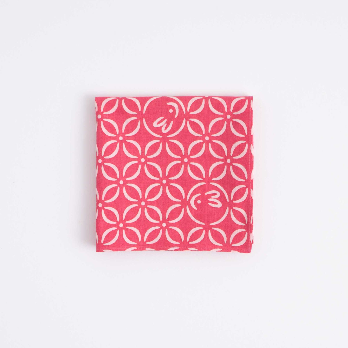 FUROSHIKI (Cotton Wrapping Cloth) Small Flowers and Rabbits