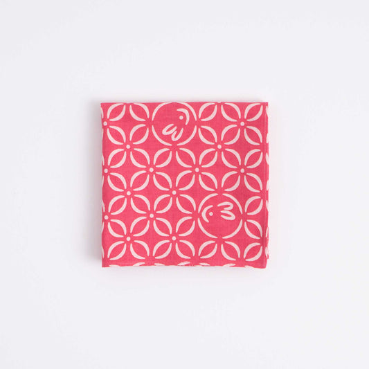 FUROSHIKI (Cotton Wrapping Cloth) Small Flowers and Rabbits