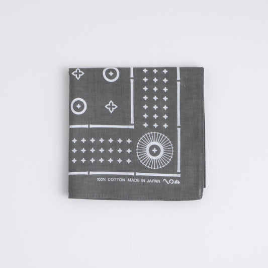 Japanese Classic Pattern Bandana Japanese Umbrella Ink black