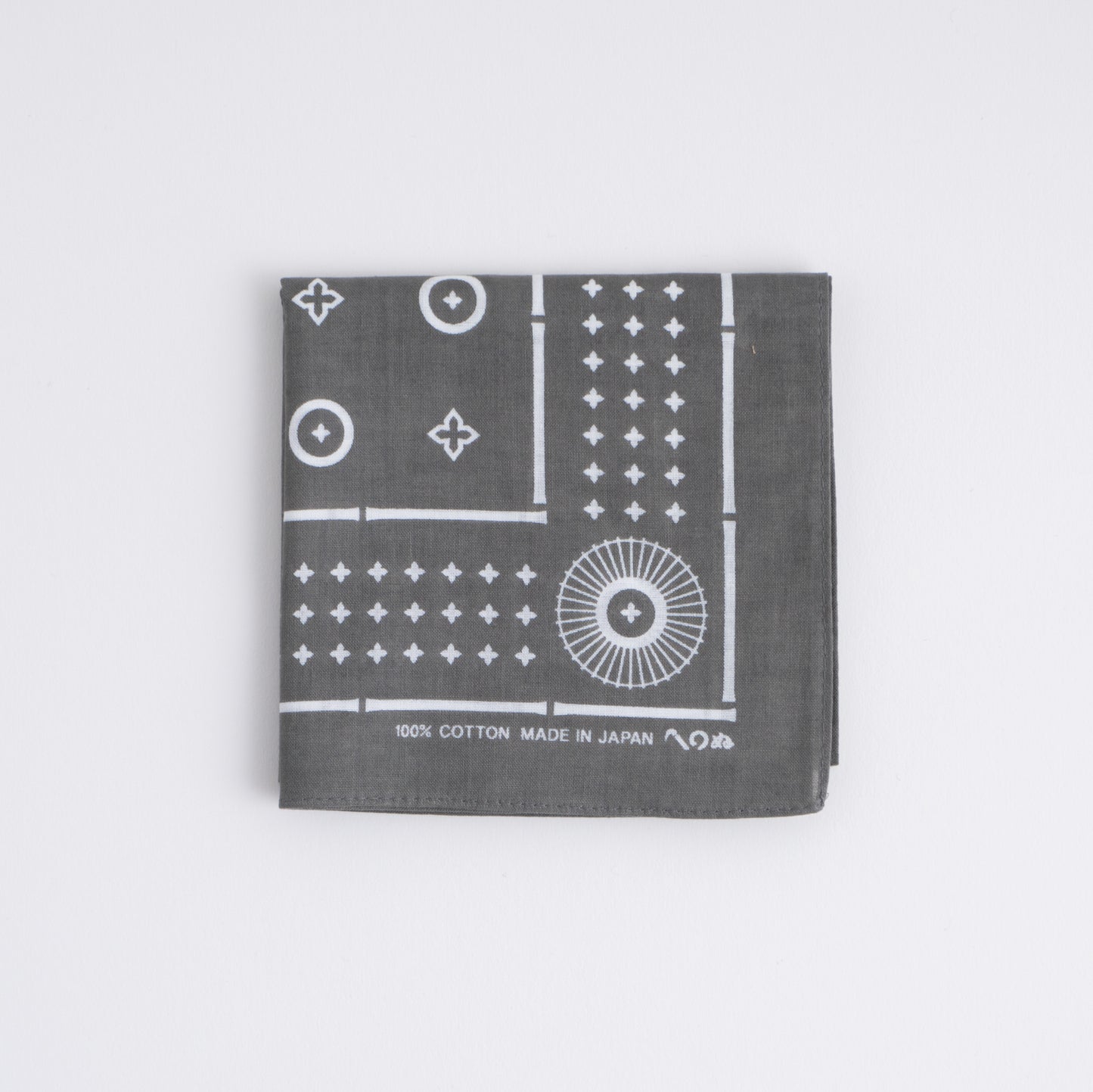 Japanese Classic Pattern Bandana Japanese Umbrella Ink black