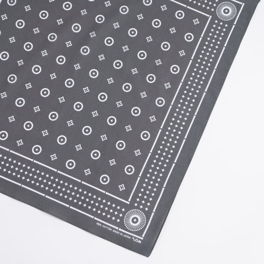 Japanese Classic Pattern Bandana Japanese Umbrella Ink black