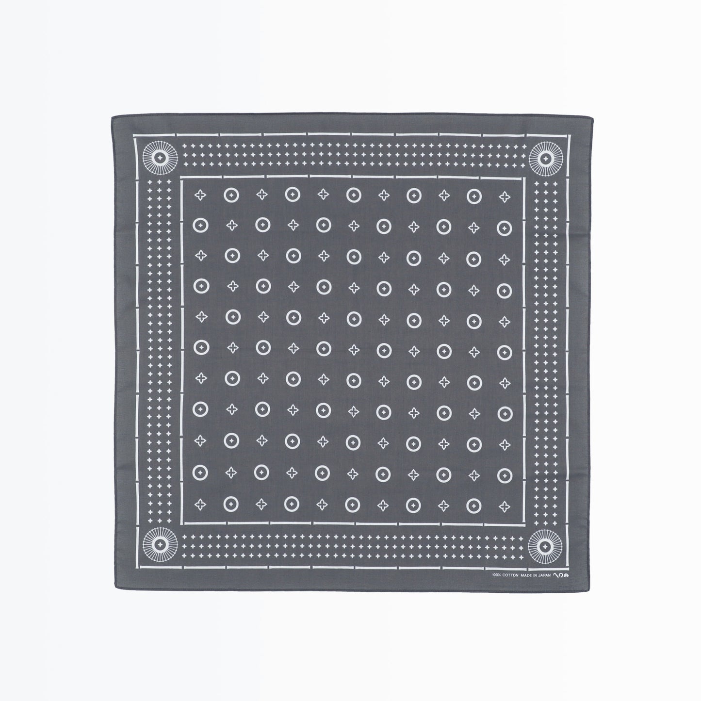 Japanese Classic Pattern Bandana Japanese Umbrella Ink black