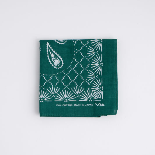 Japanese Classic Pattern Bandana Pine needle Ever green