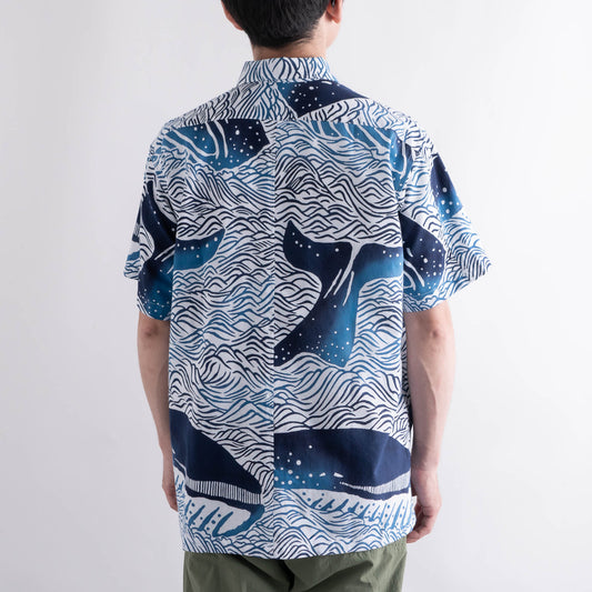 Tenugui Sarashi Shirt Whale