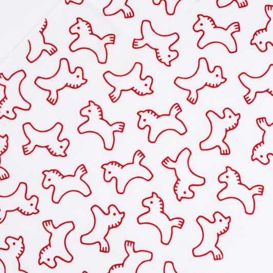 Single Brushstroke Horse TENUGUI