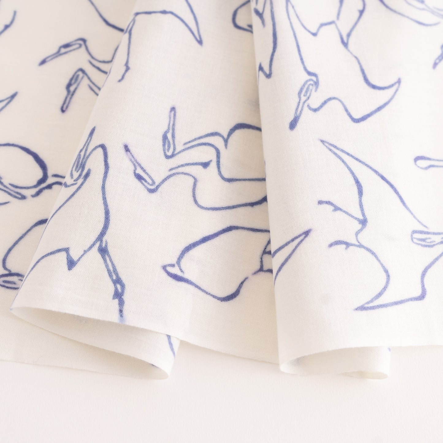 Animal IllustrationTenugui Series Egrets TENUGUI