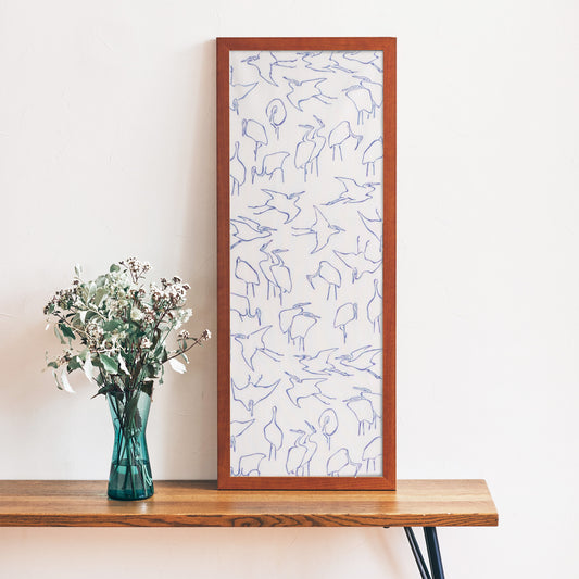 Animal IllustrationTenugui Series Egrets TENUGUI