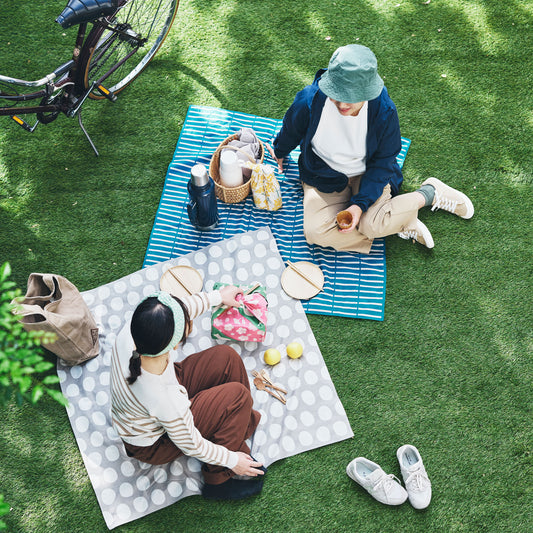 FUROSHIKI (Cotton Wrapping Cloth) Large ISHI Rocks Light Gray