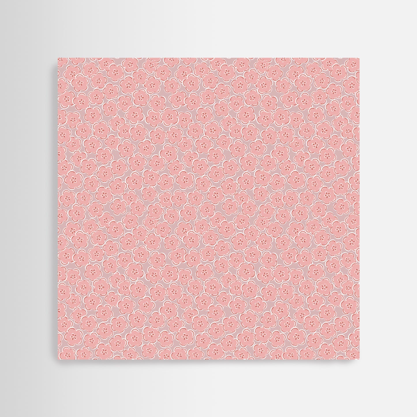 Cotton Wrapping Cloth (FUROSHIKI) FUWARI Large BAIKA-MON Plum Flowers
