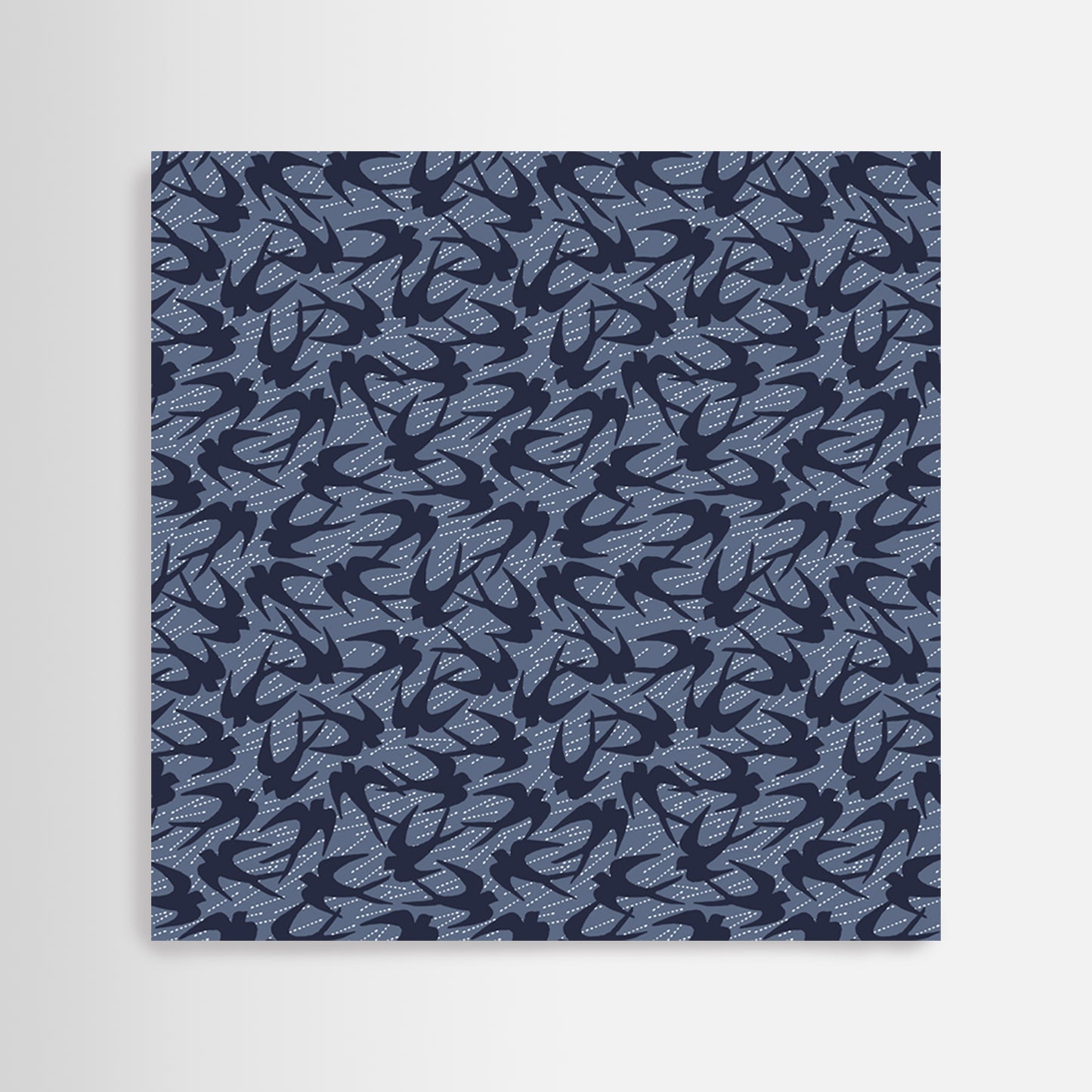 Cotton Wrapping Cloth (FUROSHIKI) FUWARI Large TSUBAME Swallows