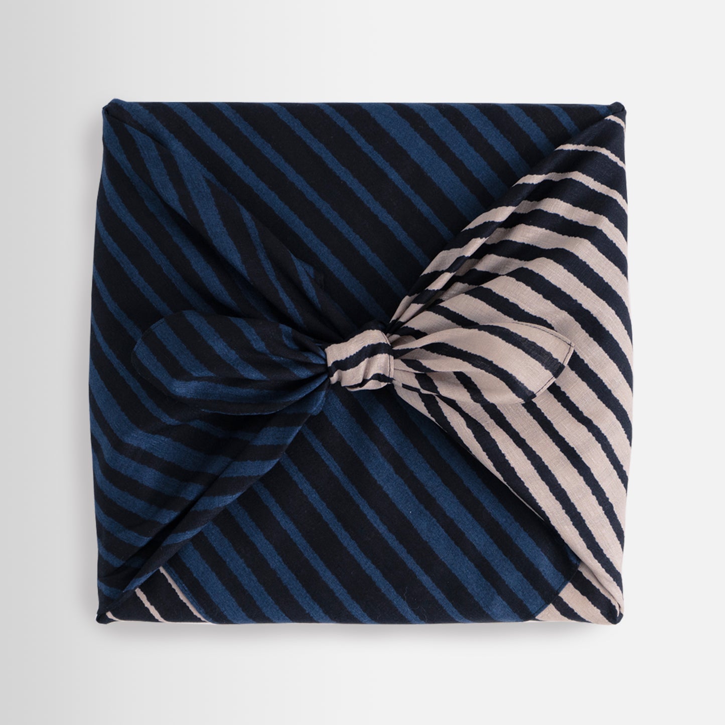 Cotton Wrapping Cloth (FUROSHIKI) FUWARI Large SHIMA Stripes