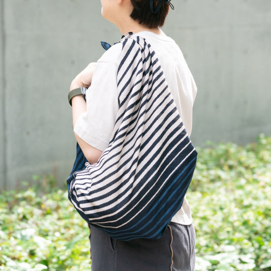 Stripes Cotton Wrapping Cloth (FUROSHIKI) FUWARI Large