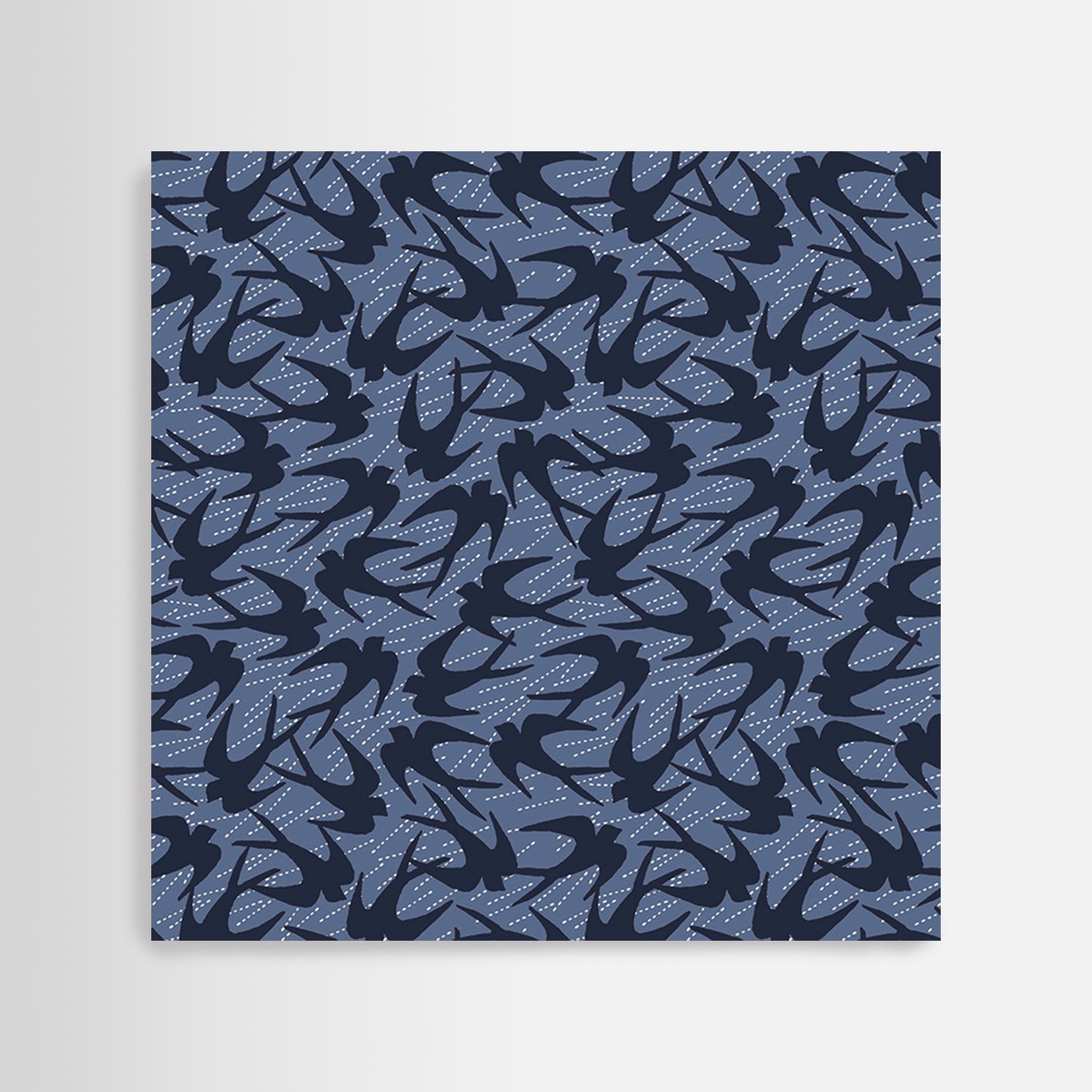 Cotton Wrapping Cloth (FUROSHIKI) FUWARI Medium TSUBAME Swallows
