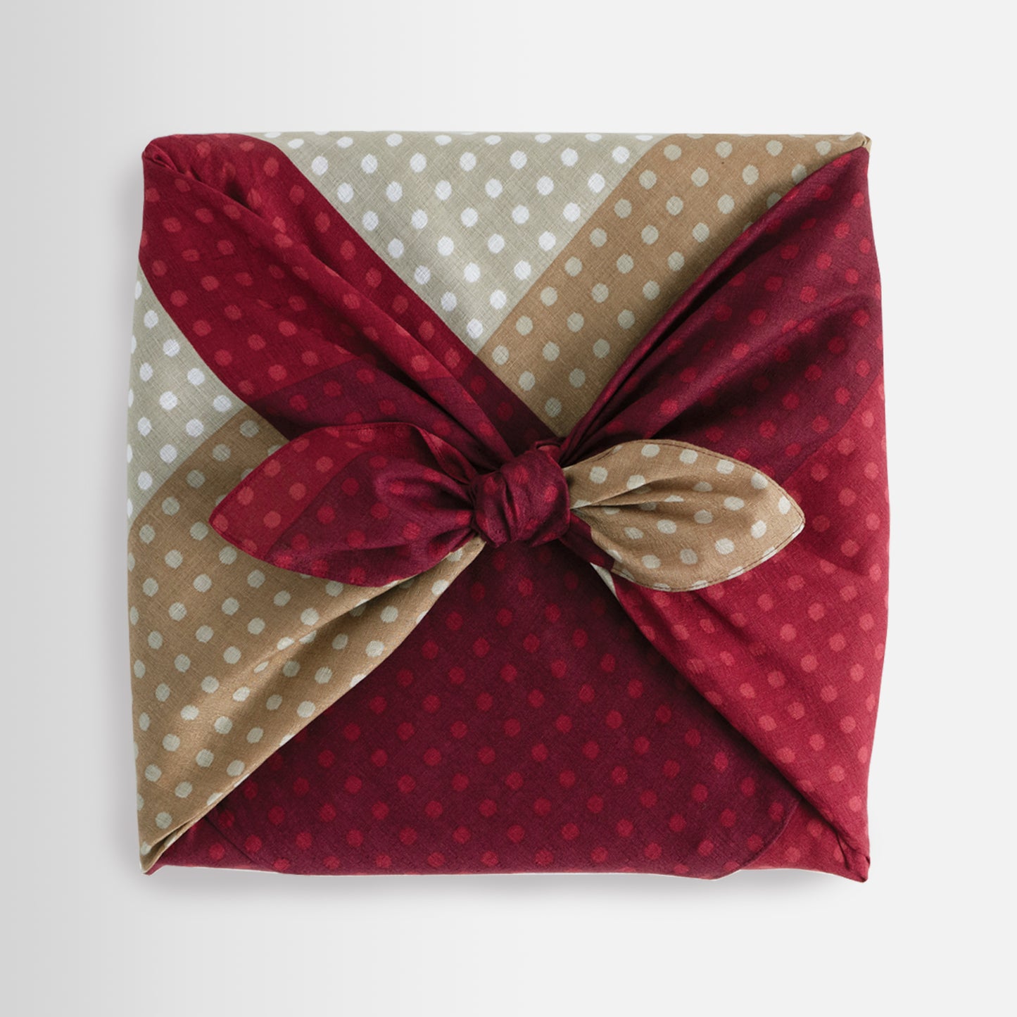 Cotton Wrapping Cloth (FUROSHIKI) FUWARI Medium MAME-SHIBORI Dots