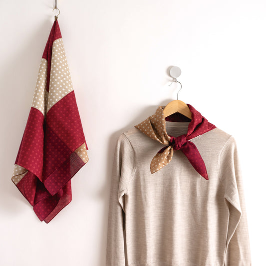 Dots Cotton Wrapping Cloth (FUROSHIKI) FUWARI Medium