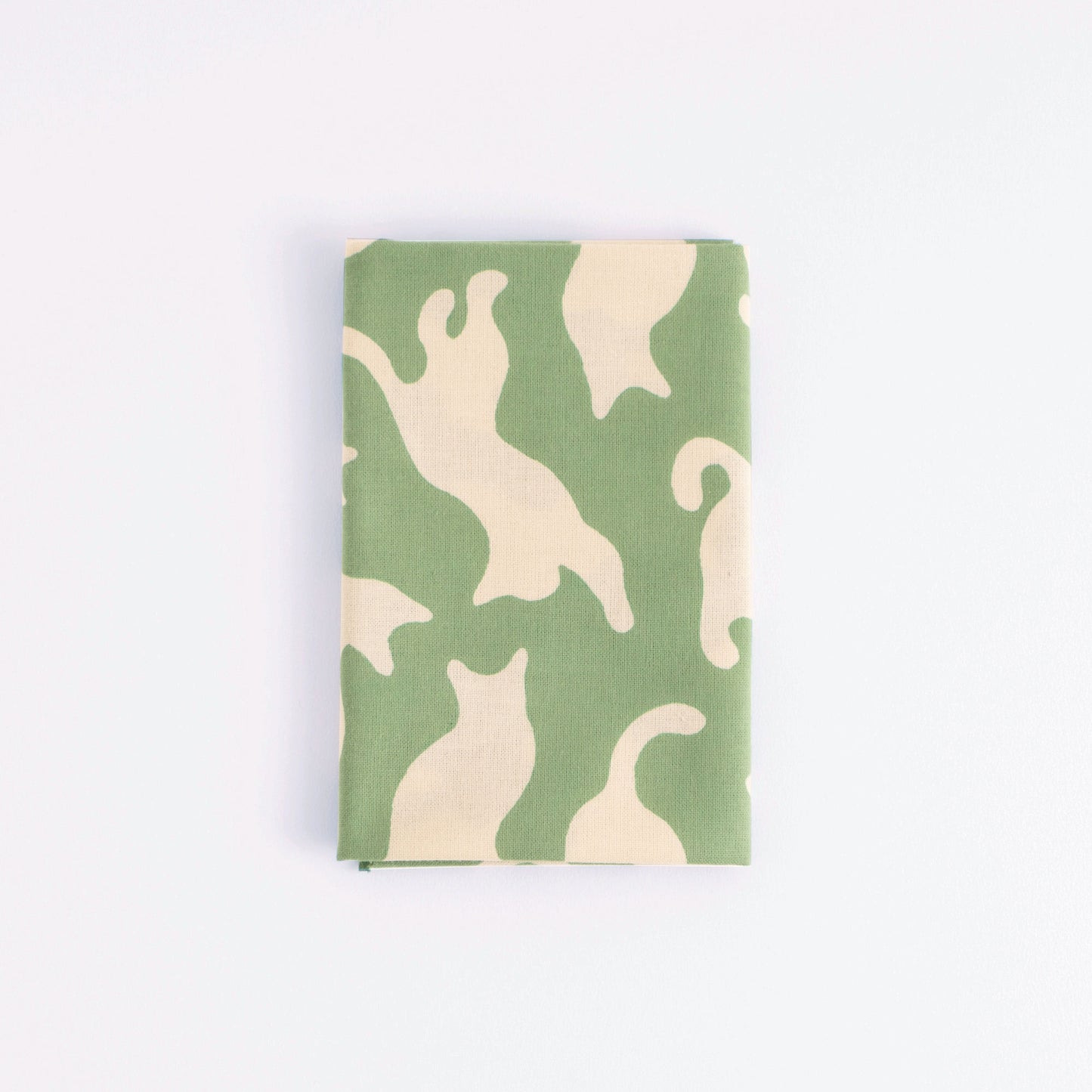 Cat Pattern Grass Green