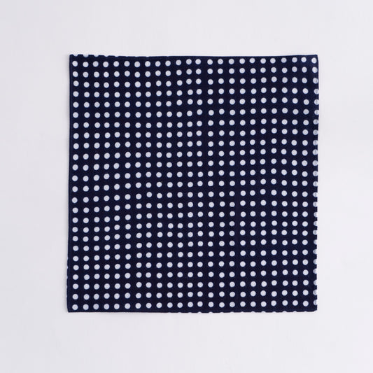 Dots Blue Ingrain Mameshibori