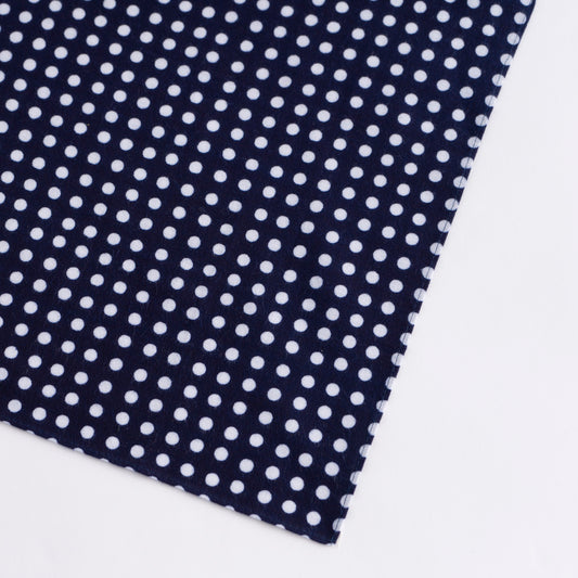 Dots Blue Ingrain Mameshibori