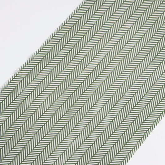 Herringbone Green Sugi-Aya TENUGUI