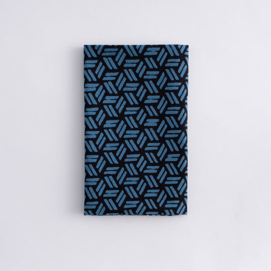 Hexagons Blue Futae-Kagome