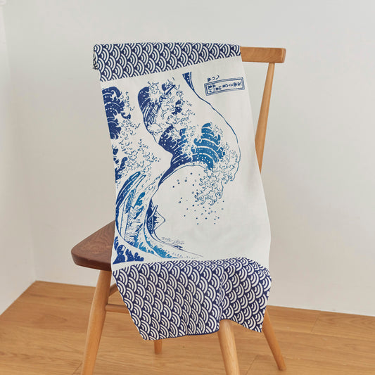 The Great Wave off Kanagawa Kanagawa-Oki-Namiura TENUGUI