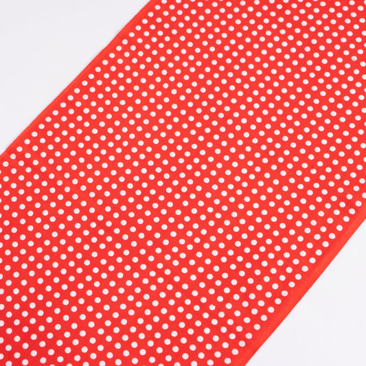 Dots Red Ingrain Mameshibori