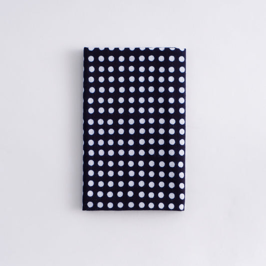 Dots Blue Ingrain Mameshibori