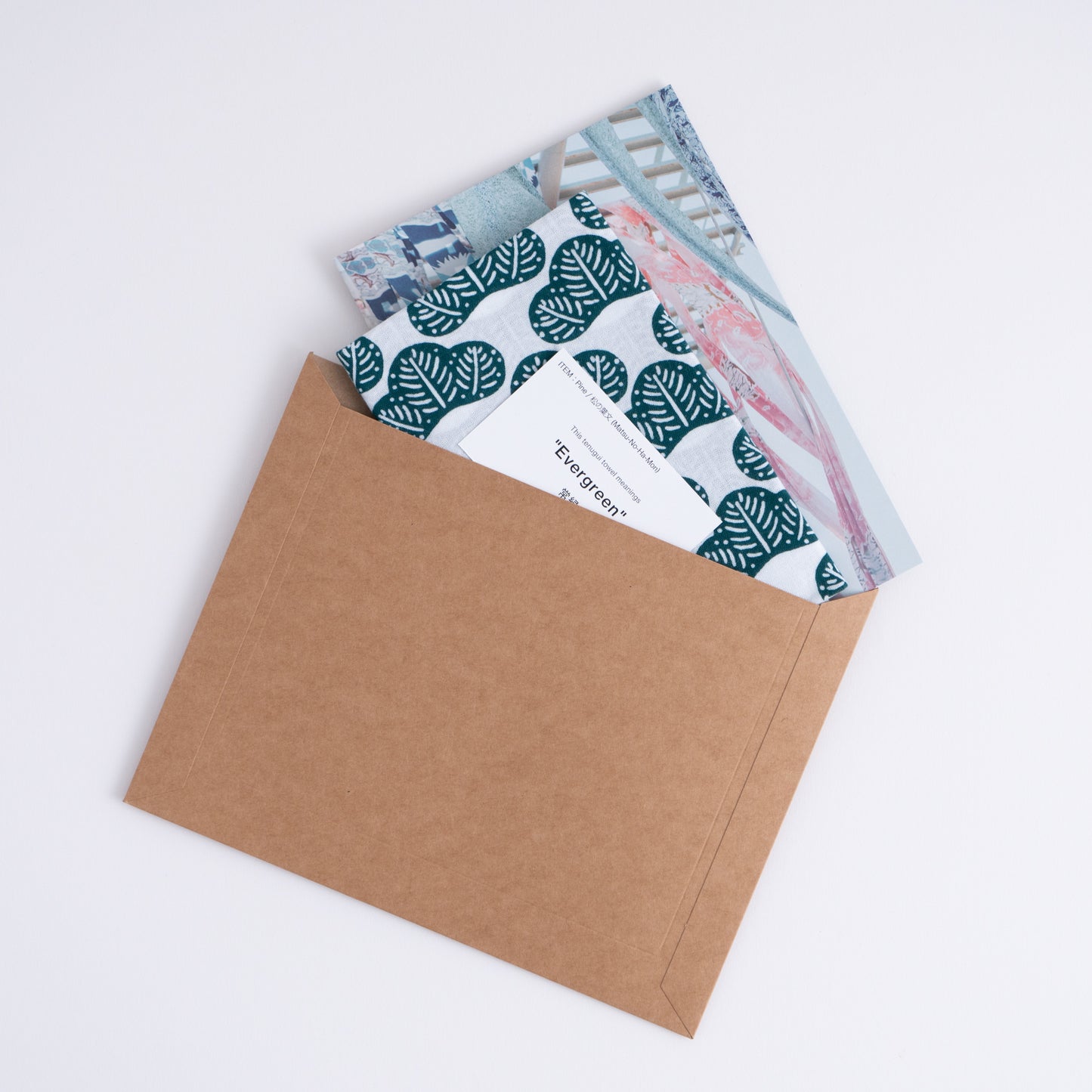 Fortune Tenugui Towel Book【GREEN】