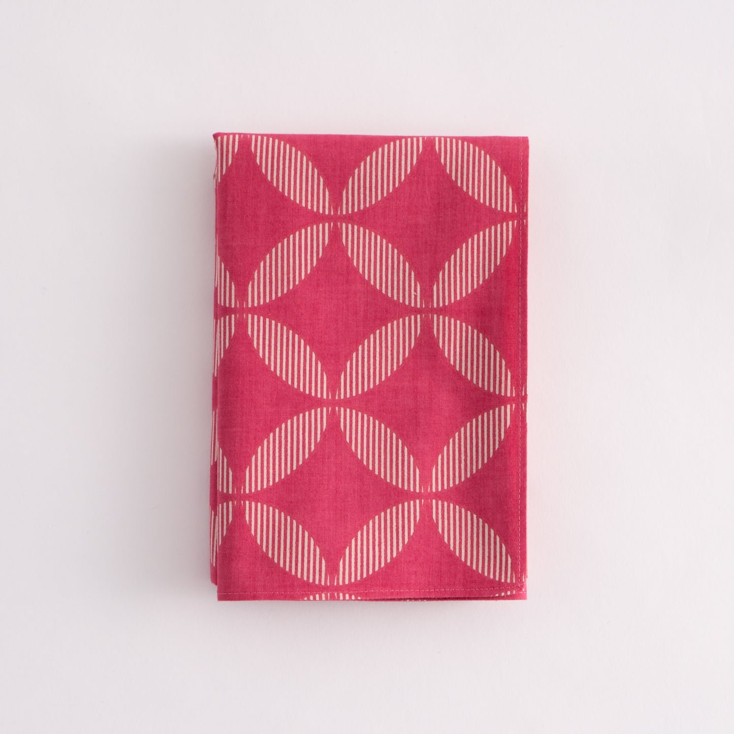 Shippo Madder Red Cotton Wrapping Cloth (FUROSHIKI) Medium