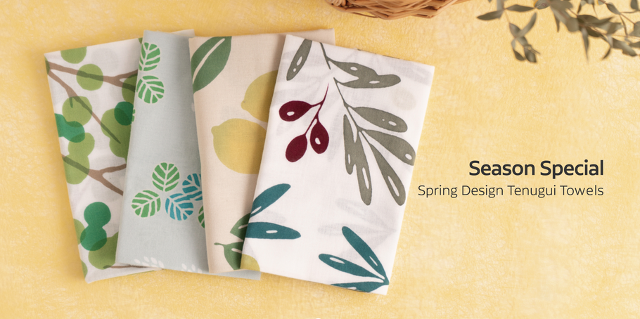 Spring Design Tenugui Towels Special