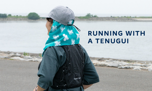 RUNNING WITH A TENUGUI