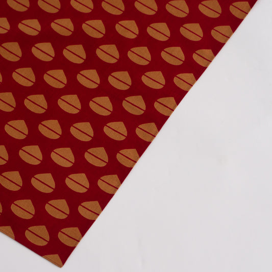 FUROSHIKI (Cotton Wrapping Cloth) Small Chestnut