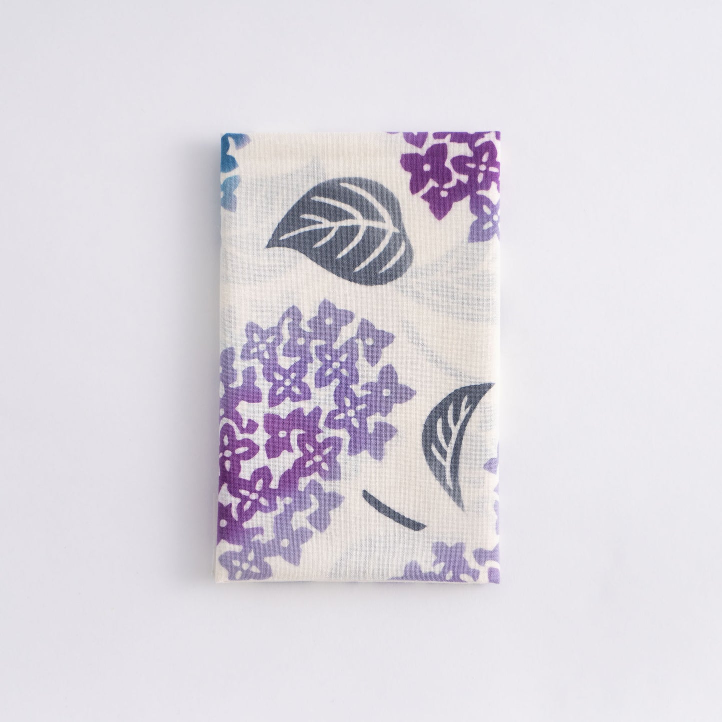 Hydrangea Purple and Blue TENUGUI