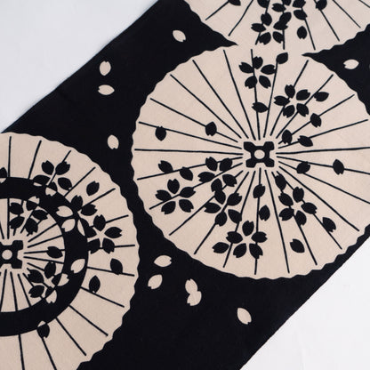 Japanese Umbrella and Sakura TENUGUI