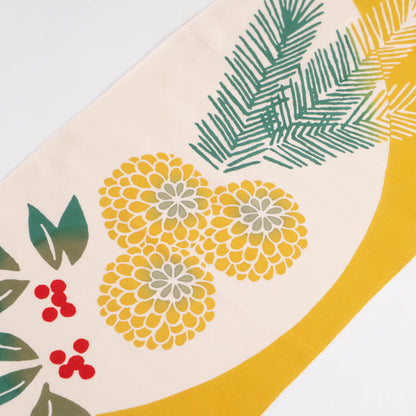 New Year's Flowers TENUGUI