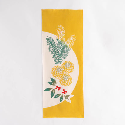 New Year's Flowers TENUGUI