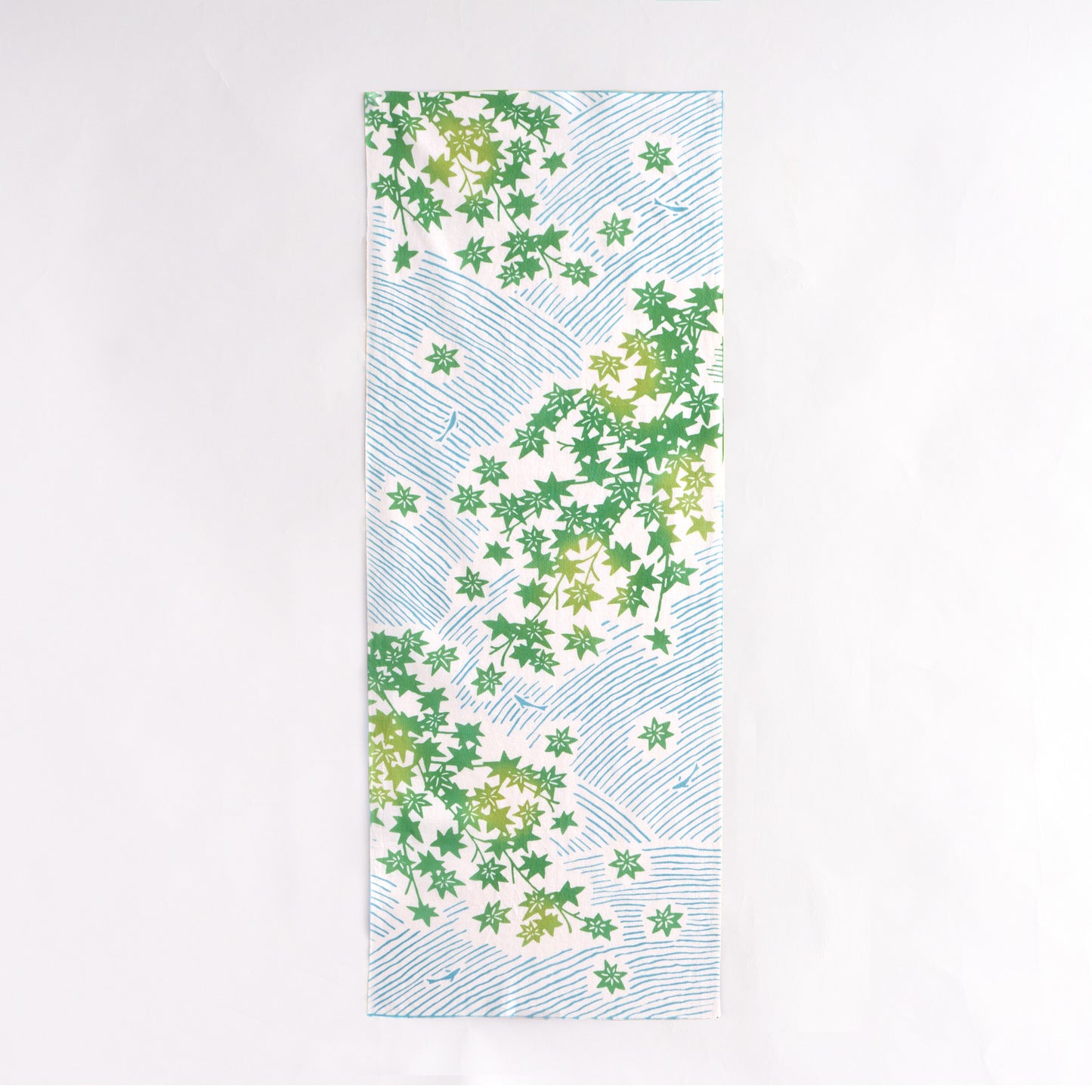 Blue Autumn Leaves TENUGUI