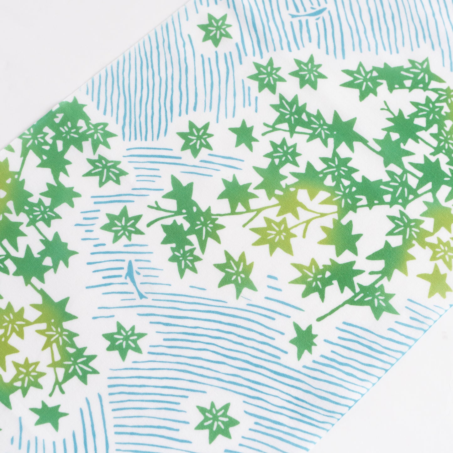 Blue Autumn Leaves TENUGUI