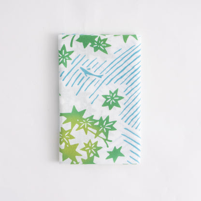 Blue Autumn Leaves TENUGUI