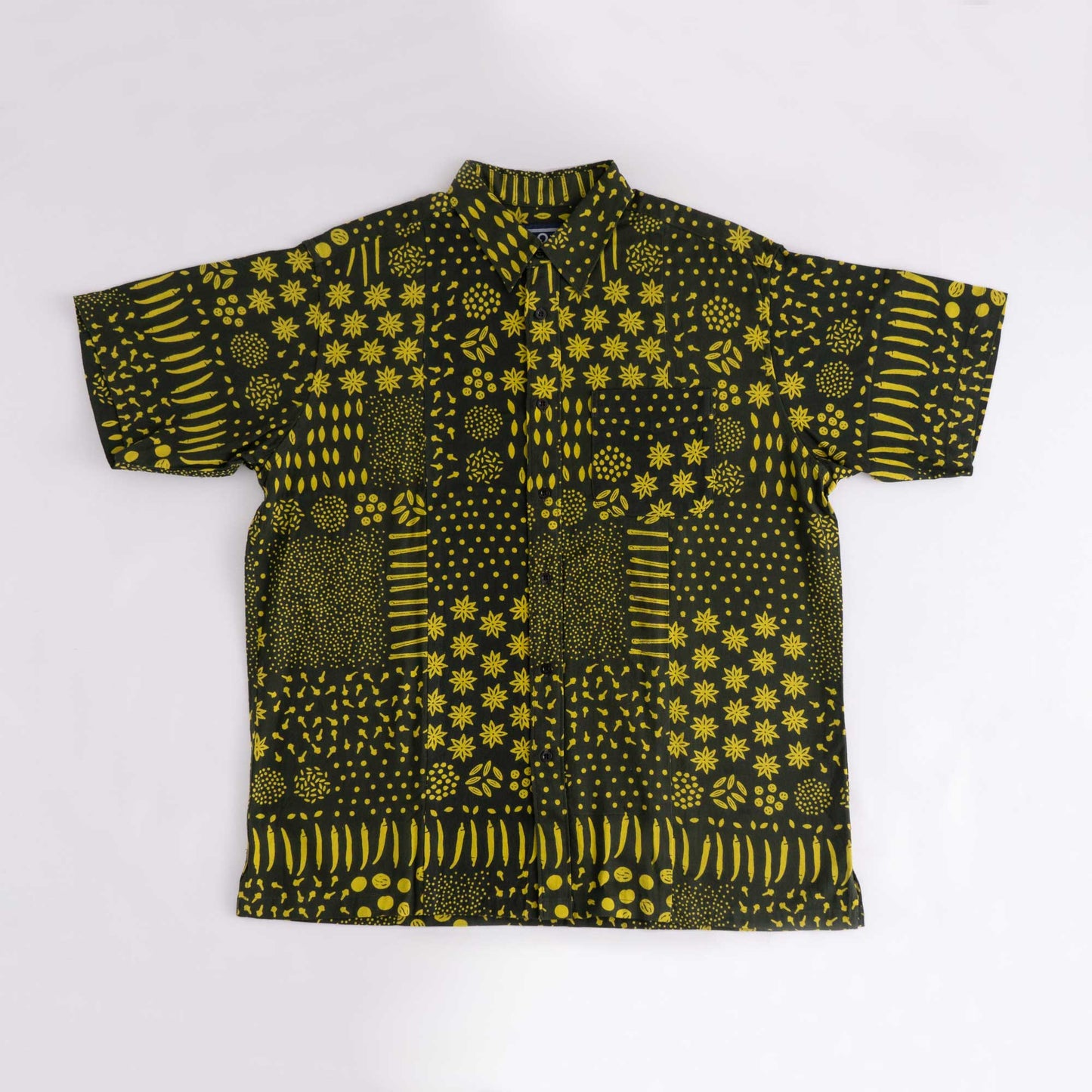 Tenugui Sarashi Shirt Spices Green