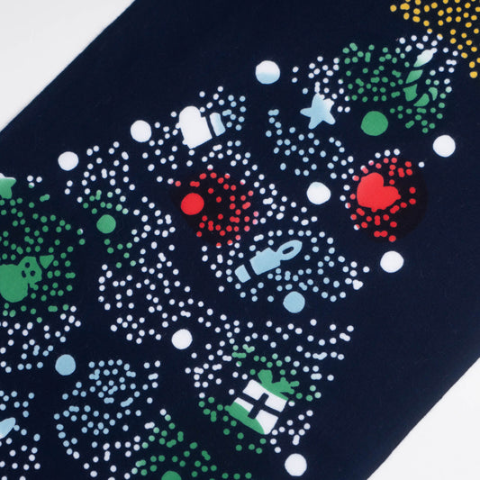 Illumination navy TENUGUI