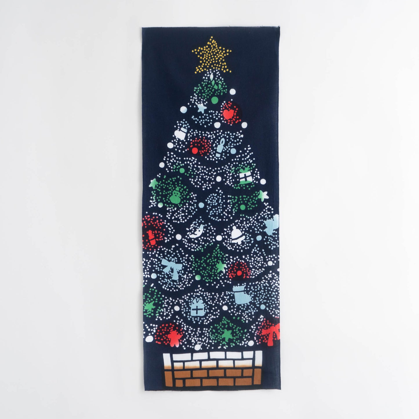 Illumination navy TENUGUI