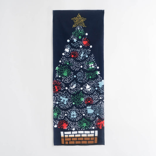 Illumination navy TENUGUI