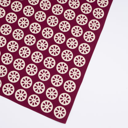 FUROSHIKI (Cotton Wrapping Cloth) Small Lotus Root