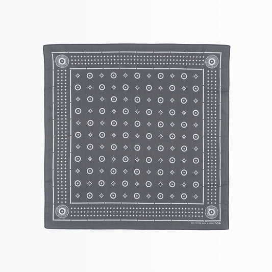 Japanese Classic Pattern Bandana Japanese Umbrella Ink black