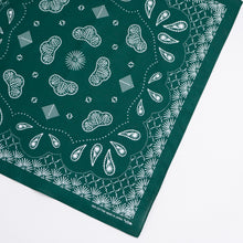 Load image into Gallery viewer, Japanese Classic Pattern Bandana Pine needle Ever green
