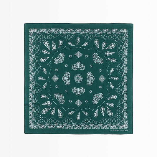 Japanese Classic Pattern Bandana Pine needle Ever green