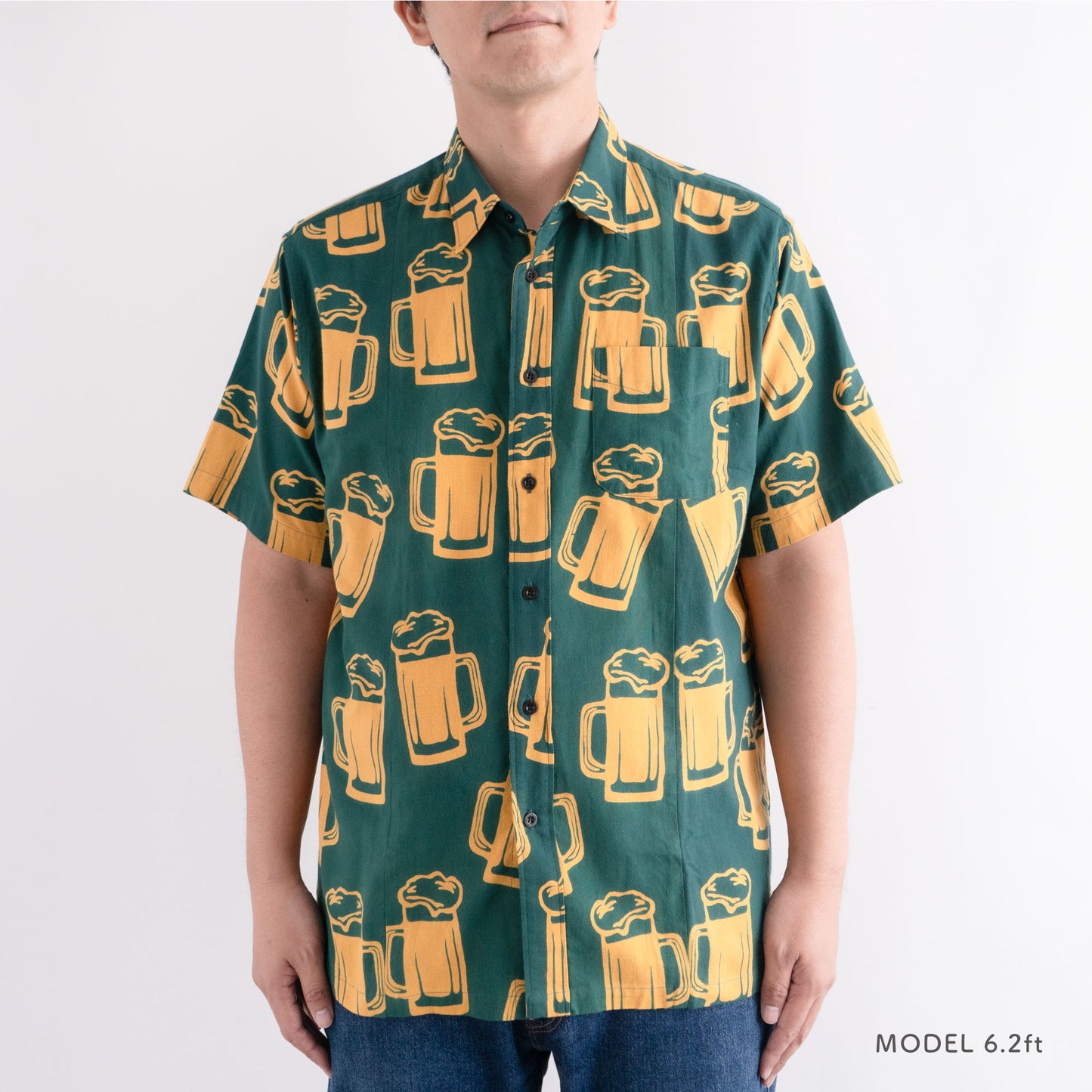 Tenugui Sarashi Shirt Beer Mug Iron Blue