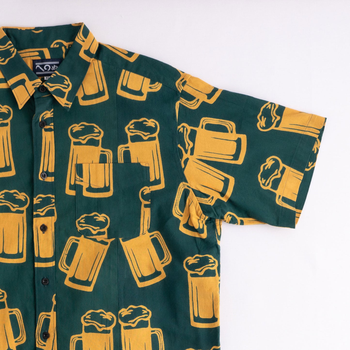 Tenugui Sarashi Shirt Beer Mug Iron Blue