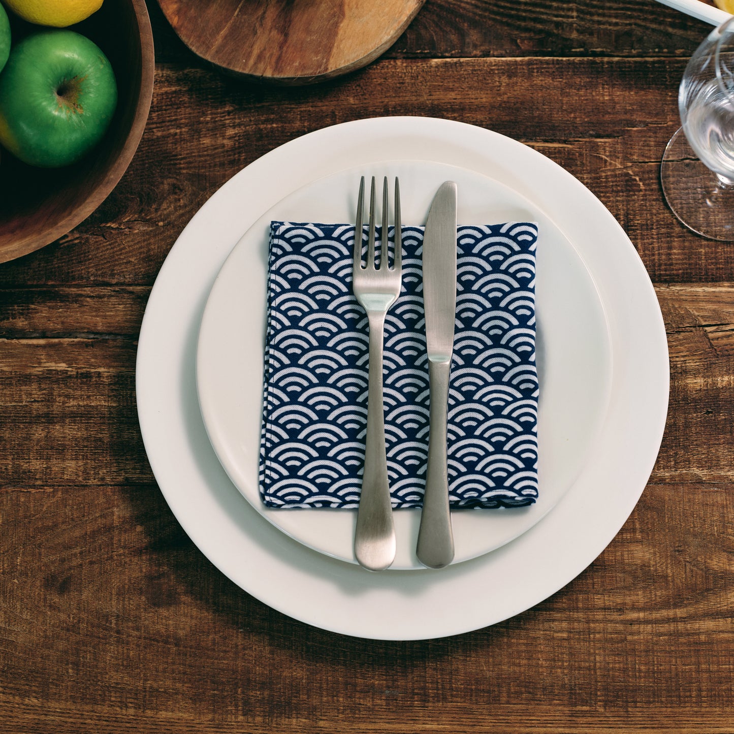 Cocktail Napkins 5-Piece Set Blue